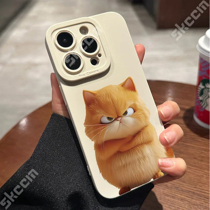 Shockproof Soft Silicone Bumper Cat iPhone Case