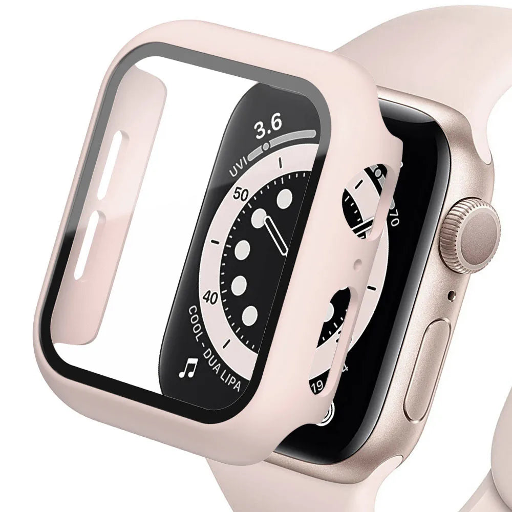 Tempered Glass & Cover for Apple Watch