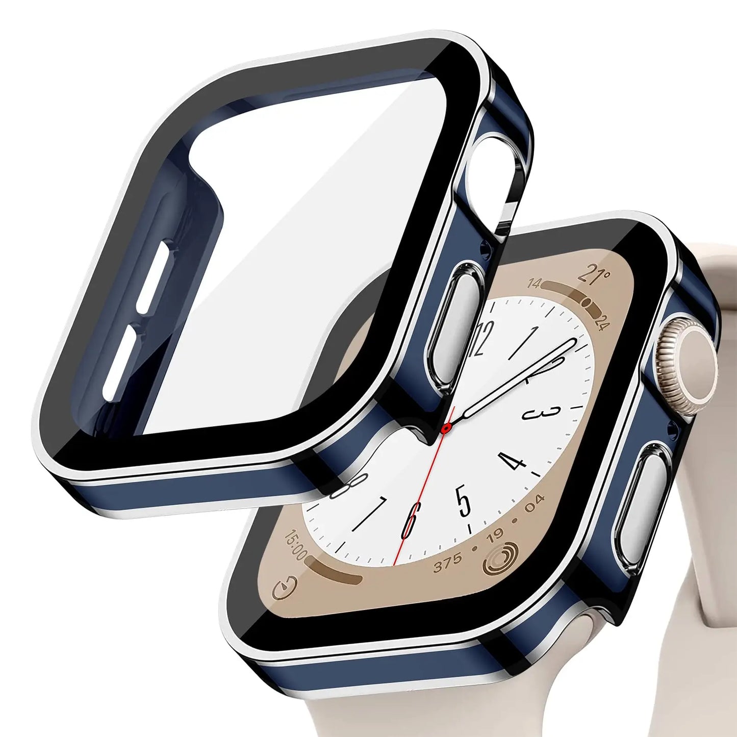 Glass+Cover for Apple Watch Case