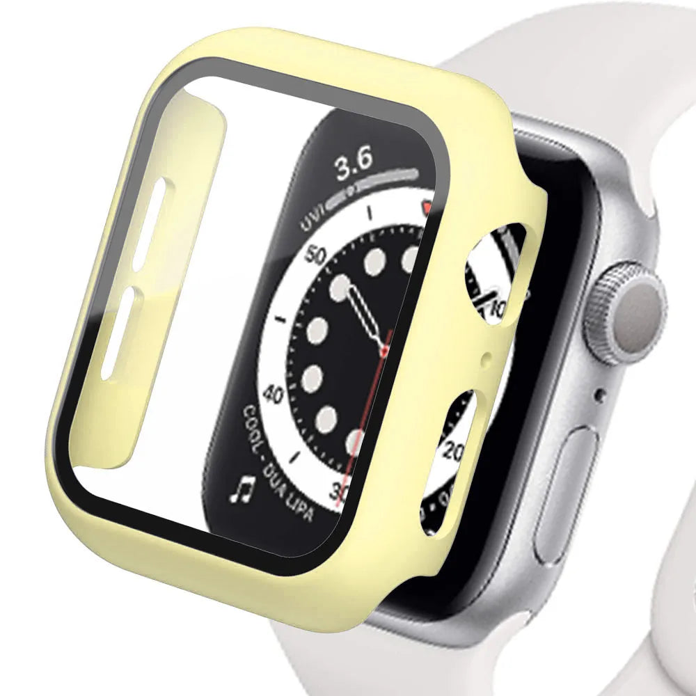 Gehärtetes Glas und Cover für die Apple Watch