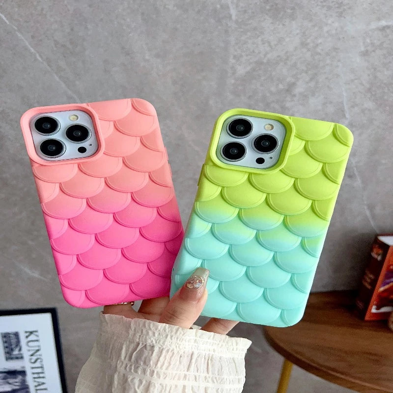 3D Scale Pattern Case