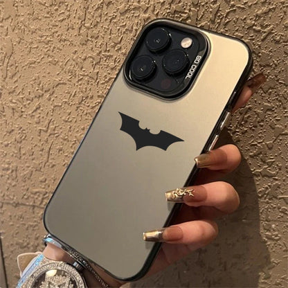 Bat Spider Pattern Matte Texture iPhone Case