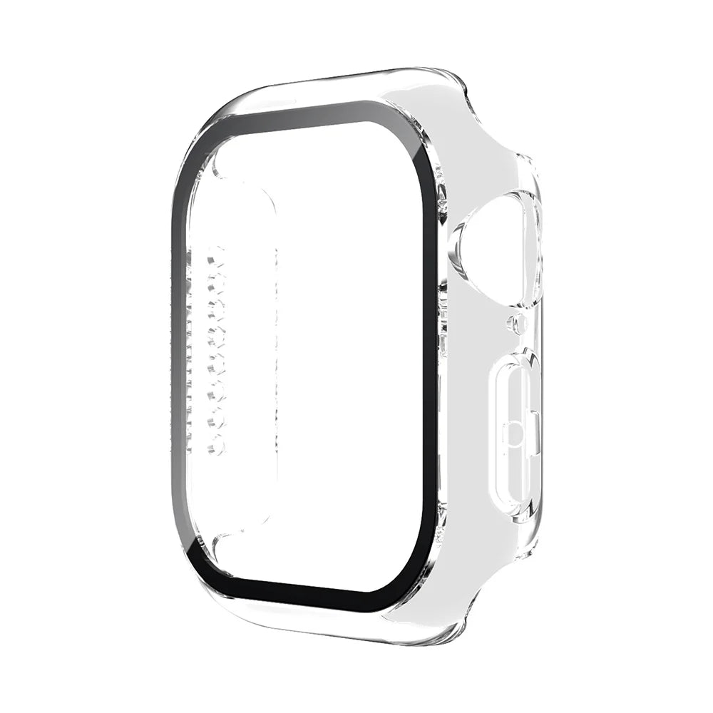 Gehärtetes Glas und Hülle für die Apple Watch