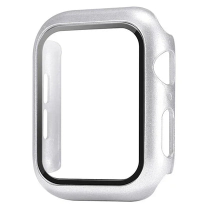 Gehärtetes Glas + PC-Stoßfängerabdeckung für Apple Watch