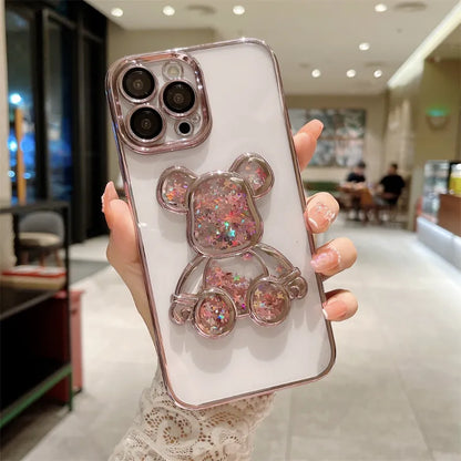 Rabbit Quicksand Glitter Case