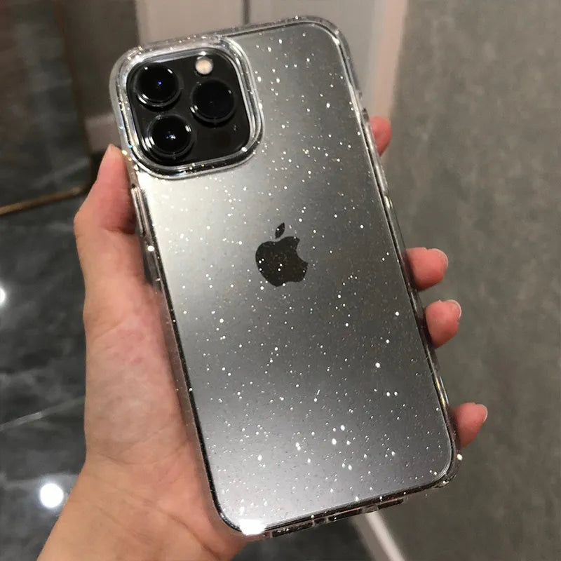 Clear Glitter Case