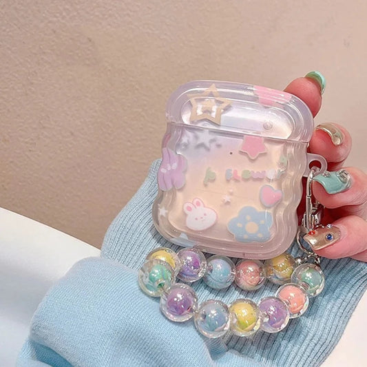 Colorful Floral AirPods Case + Strap