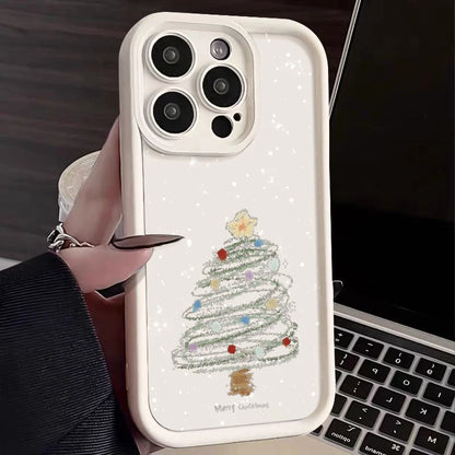 Christmas Tree Printed Soft TPU iPhone Case