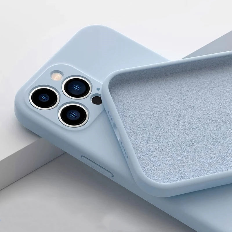 Luxury Original Liquid Silicone iPhone Case