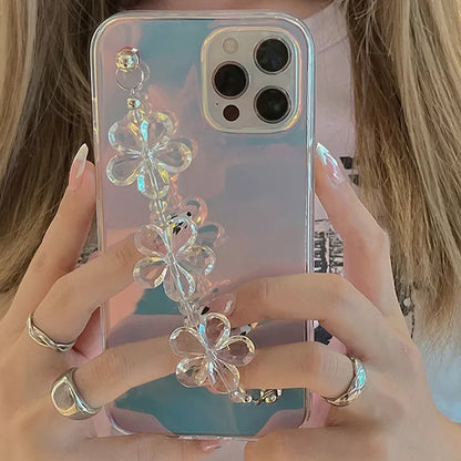 Holographic Case + 3D Flower Wrist