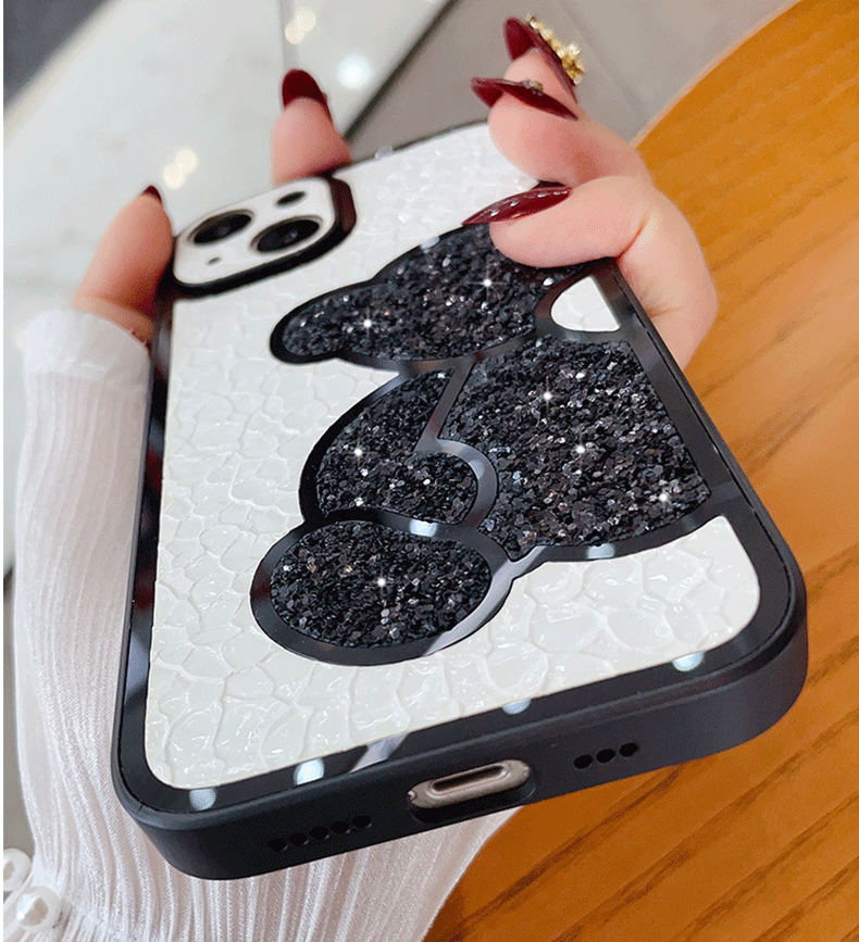 Cute Glitter Bear Case