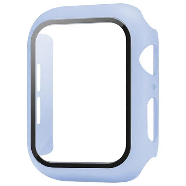 Gehärtetes Glas + PC-Stoßfängerabdeckung für Apple Watch