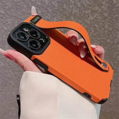 Leather Wrist Strap Case