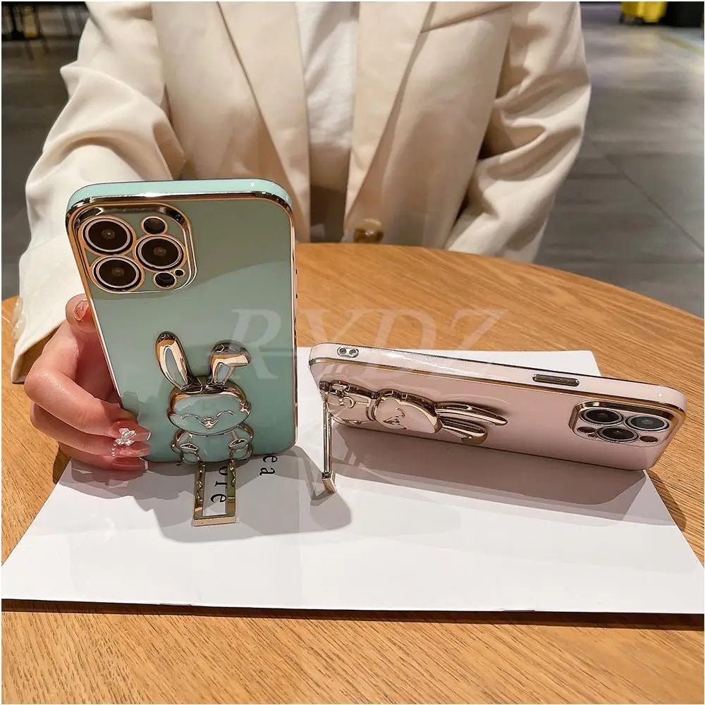 3D Rabbit Folding Stand Case