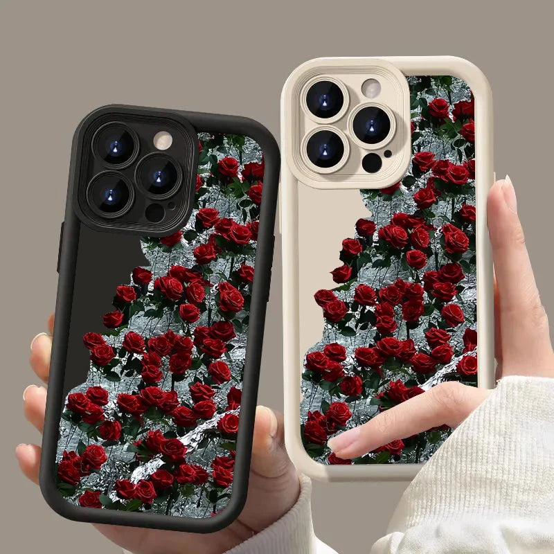 Red Roses Silicone Case