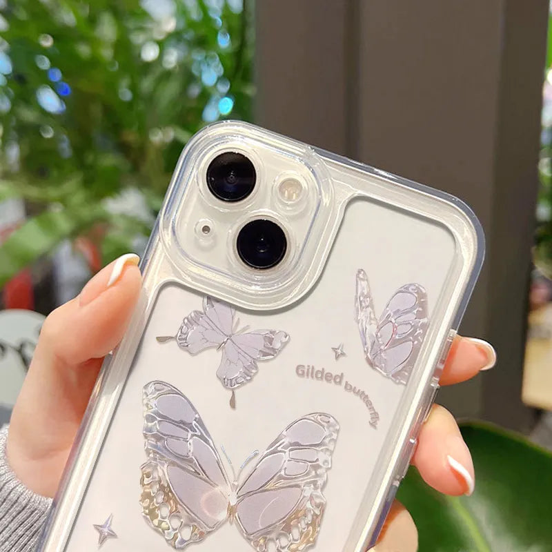 Clear Butterflies Case