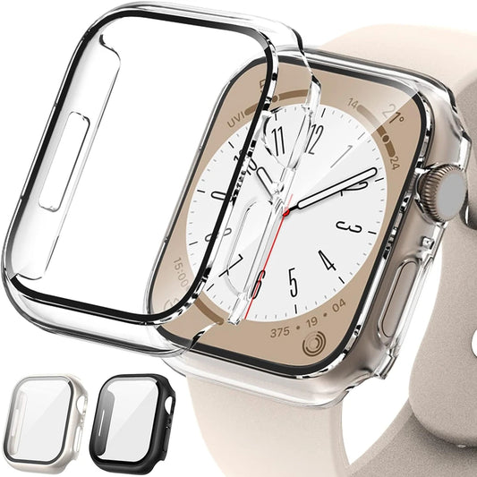 Gehärtetes Glas und Cover für die Apple Watch