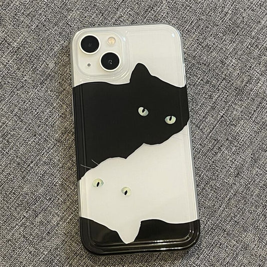 Black & White Cats Case