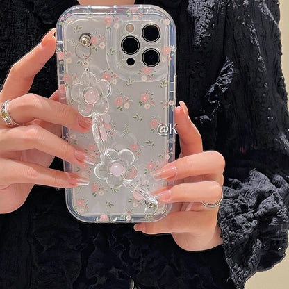 Floral Case + 3D Flower Wrist