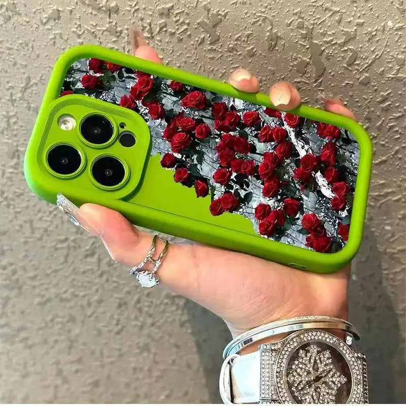 Red Roses Silicone Case