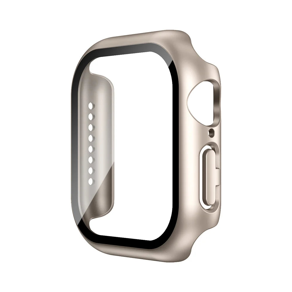 Tempered Glass & Case for Apple Watch