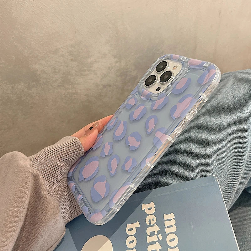 Purple Leopard Pattern Case